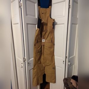 Saga Outerwear Monarch 3L Bib Snow Pants - tobacco color Men’s Size M